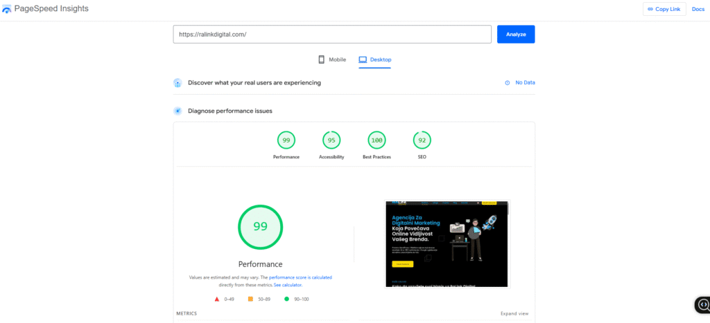 Speed Measurement and Optimization